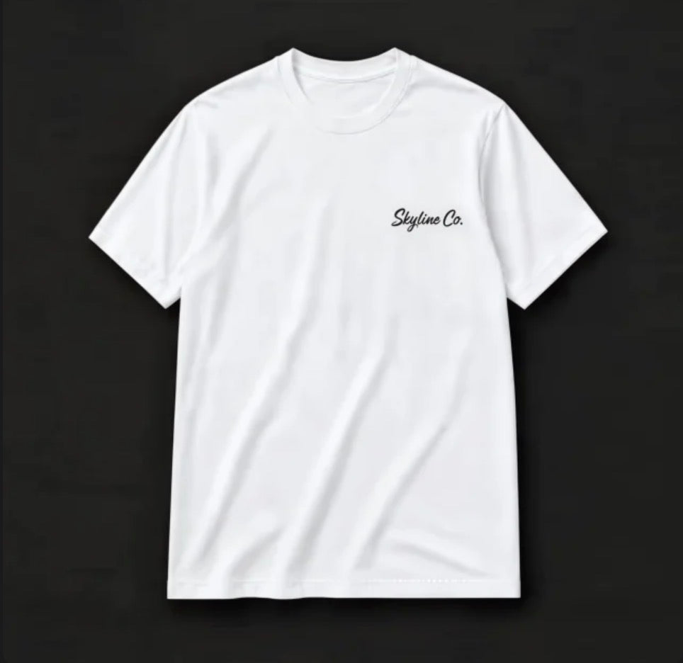 Skyline Co. (White-Black) Tee