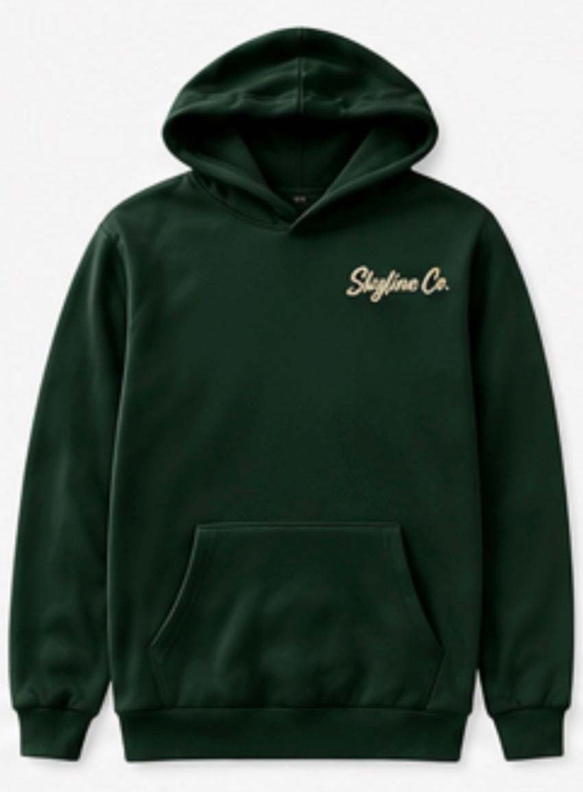 Skyline Co. (Forest Green-Cream) Sweater