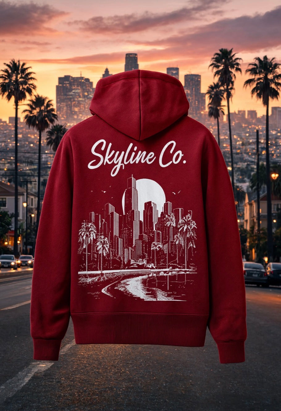 Skyline Co. (Red-White) Sweater