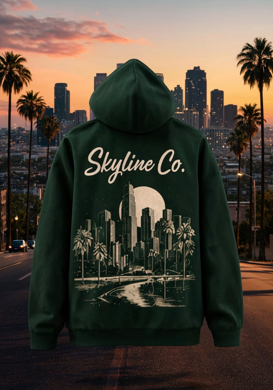 Skyline Co. (Forest Green-Cream) Sweater