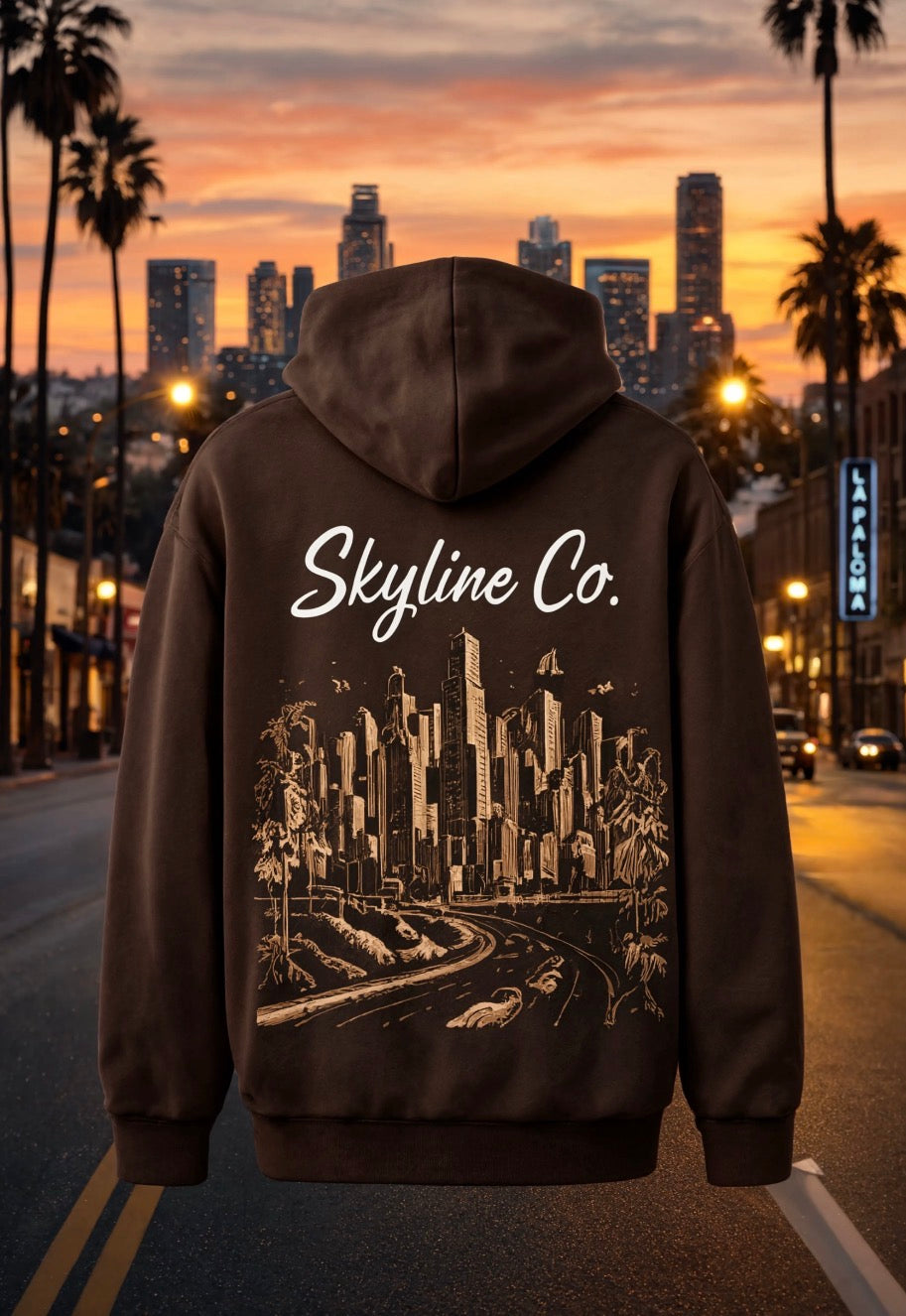 Skyline Co. (Brown-Cream) Sweater