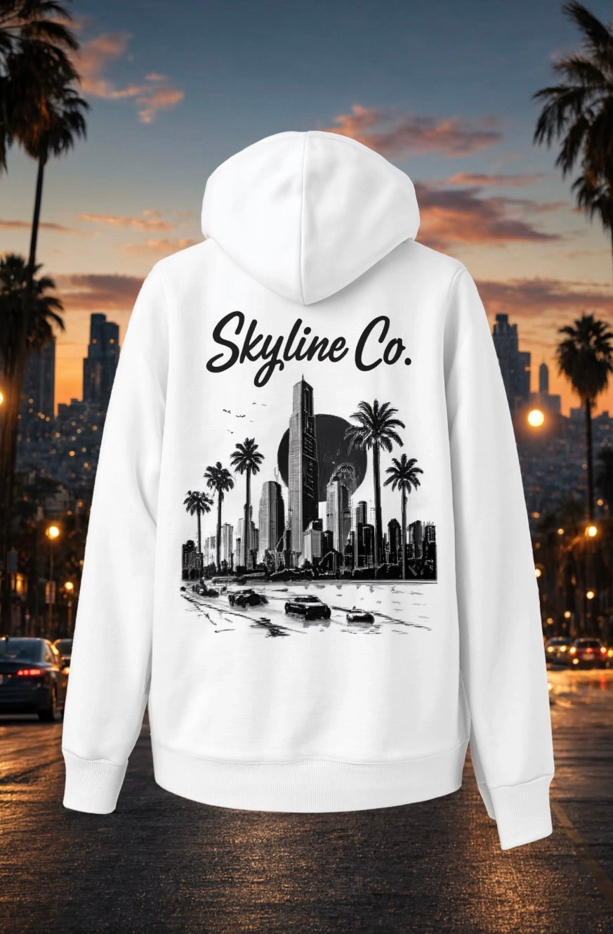Skyline Co. (White-Black) Sweater