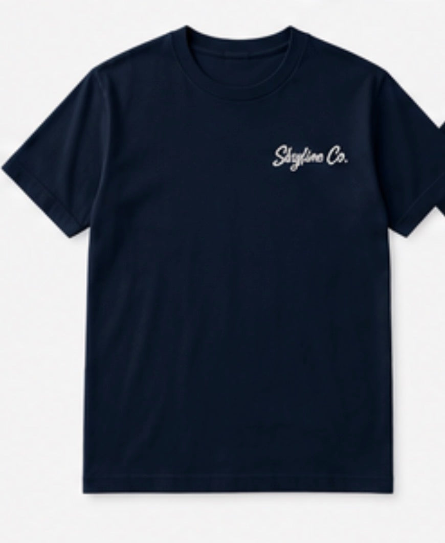 Skyline Co. (Navy-White) Tee