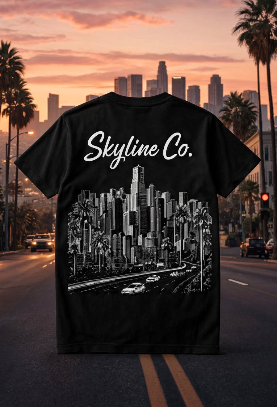 Skyline Co. (Black-White) Tee