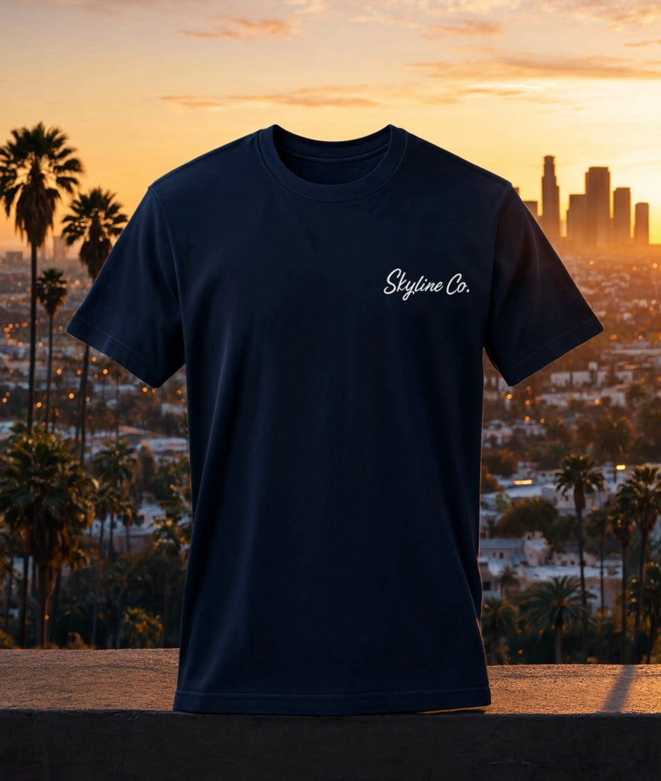 Skyline Co. (Navy-White) Tee