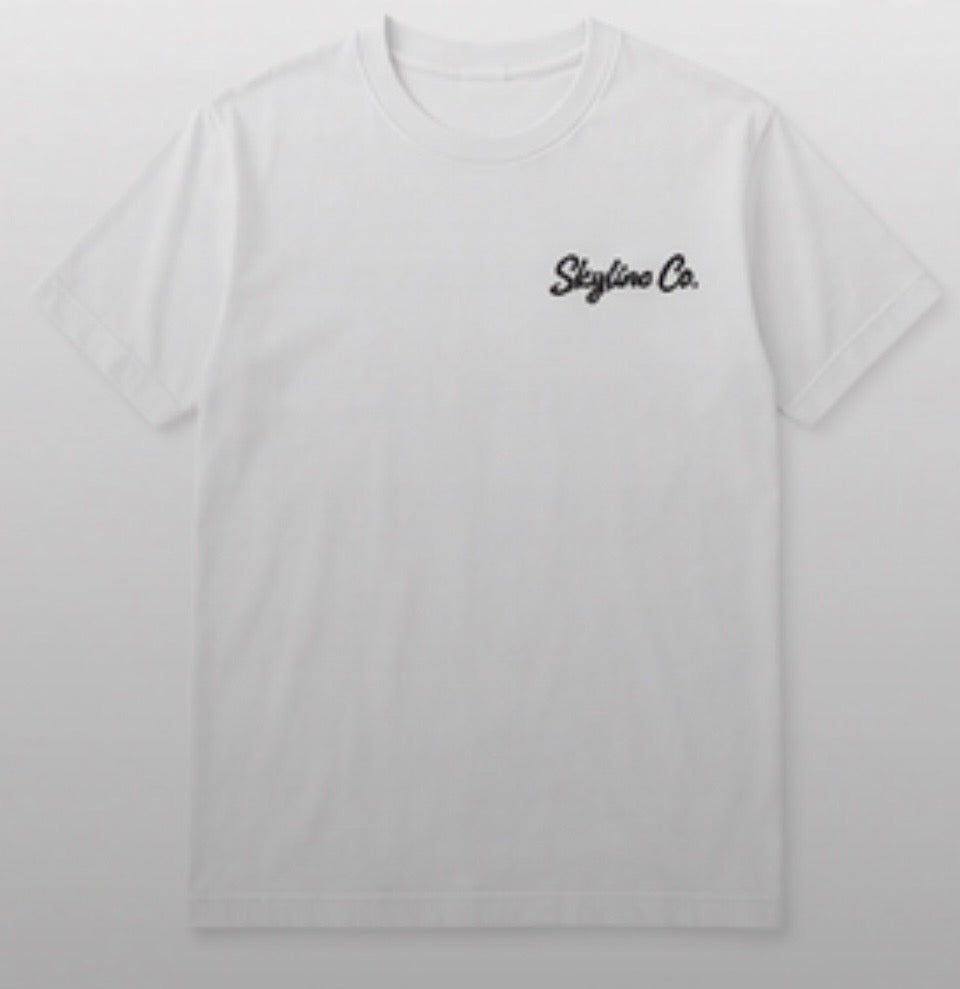 Skyline Co. (White-Black) Tee