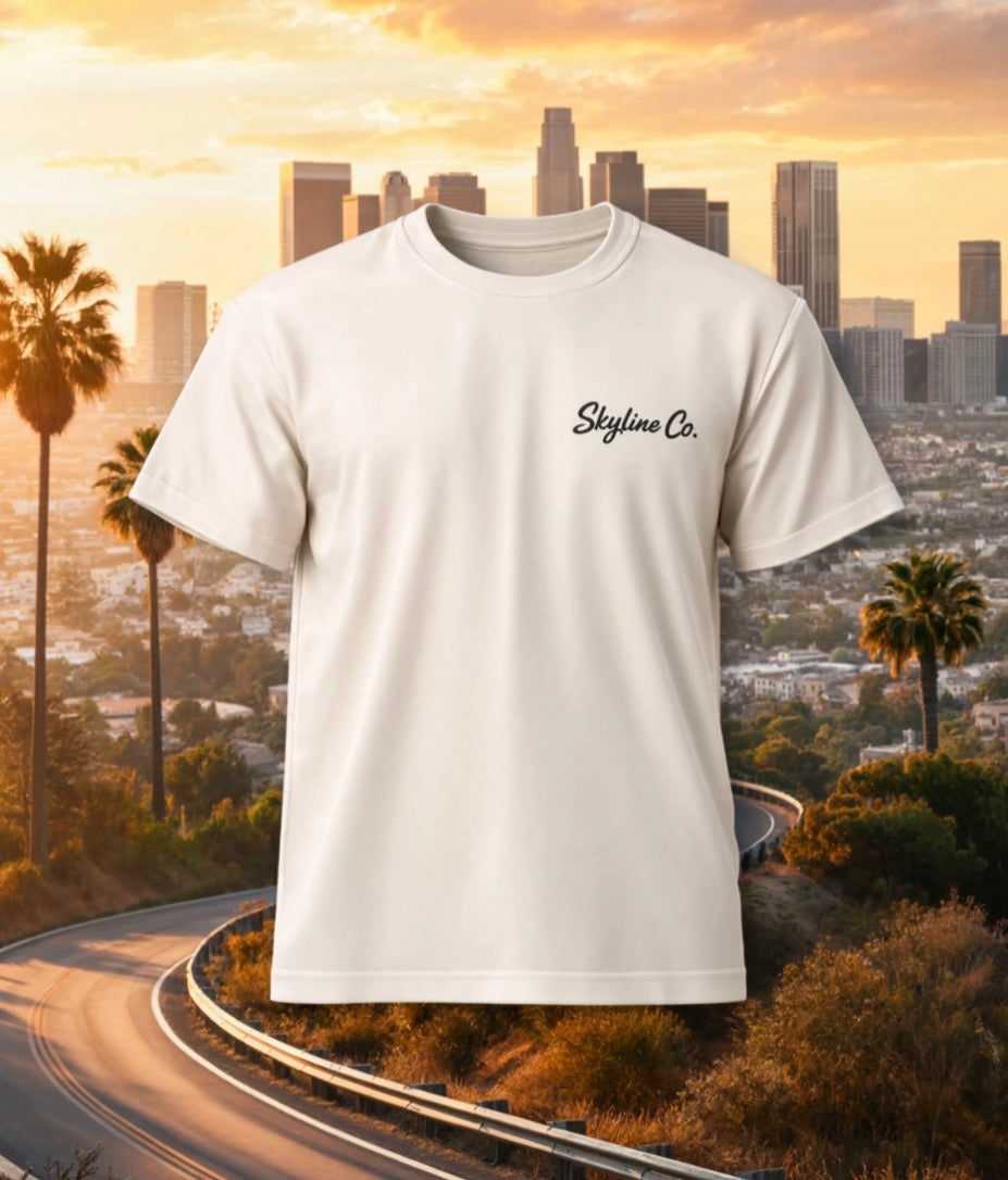 Skyline Co. (Cream-Black) Tee