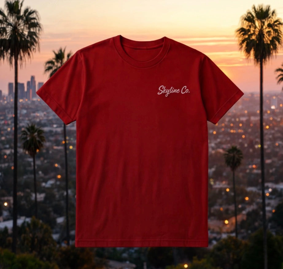 Skyline Co. (Red-White) Tee