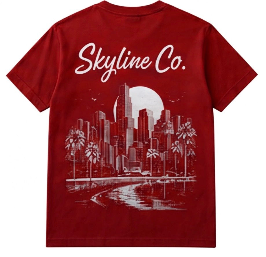 Skyline Co. (Red-White) Tee