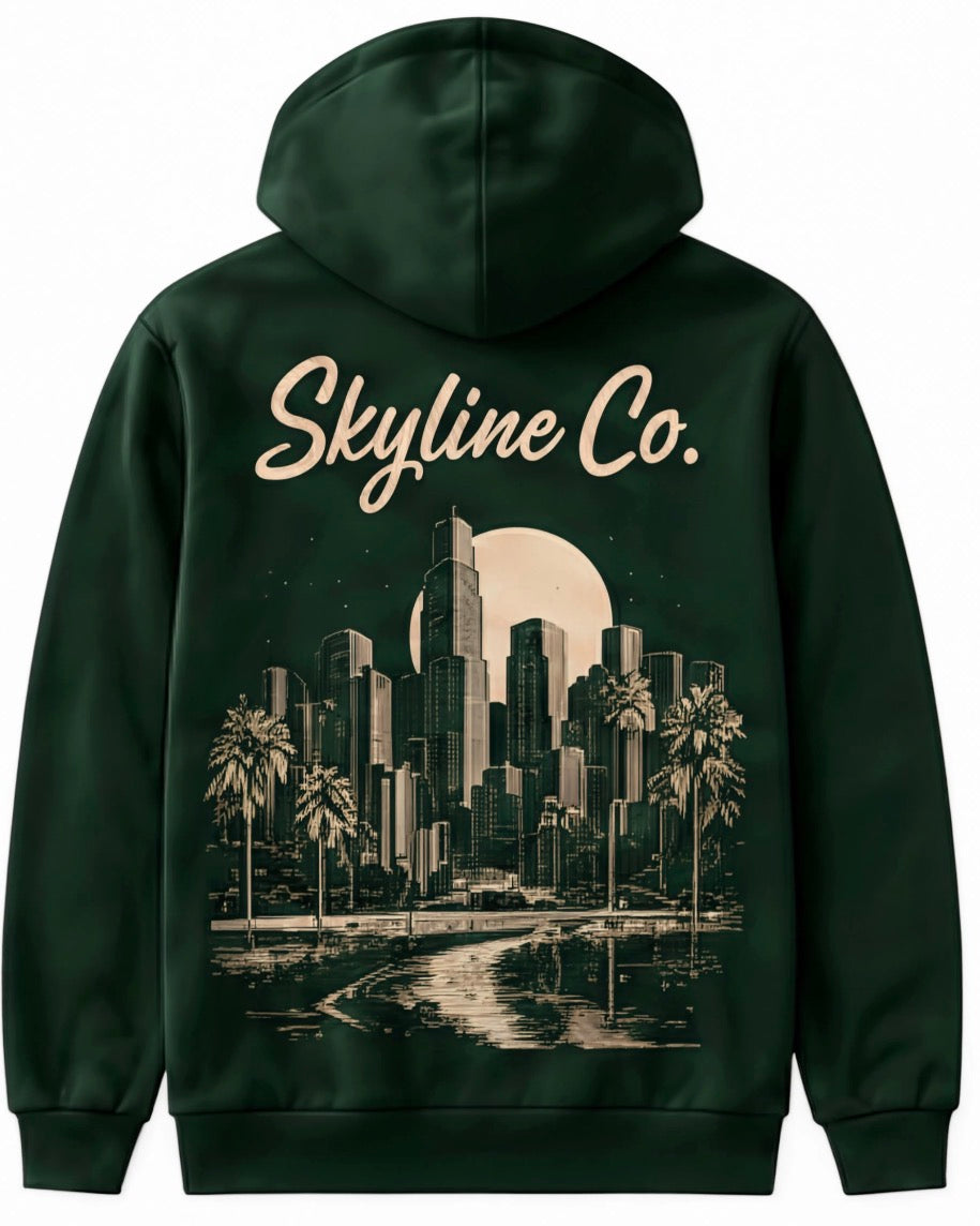 Skyline Co. (Forest Green-Cream) Sweater