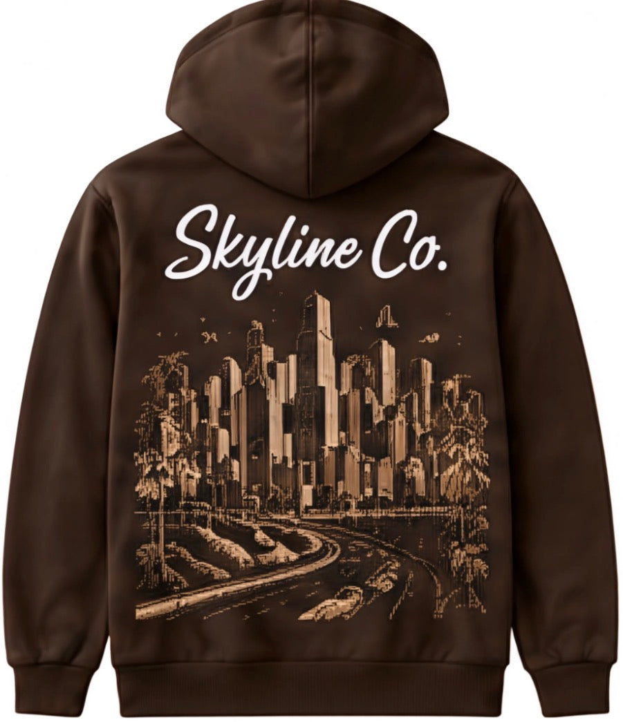 Skyline Co. (Brown-Cream) Sweater
